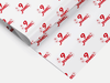 Personalised soccer themed Gift Wrap/Wrapping Paper