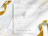Personalised Minimalist Wedding Invitations with Envelopes