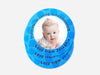 Personalised Round Baptism Photo Sticker Labels, Christening sticker, custom sticker