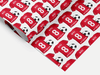 Personalised soccer themed Gift Wrap/Wrapping Paper