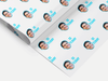 Personalised Birthday Face photo Gift Wrap/Wrapping Paper