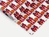 Personalised Birthday basketball themed Gift Wrap/Wrapping Paper
