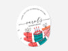 Personalised Round Birthday Sticker Labels, party label, surprise party, birthday label