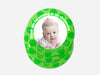 Personalised Round Baptism Photo Sticker Labels, Christening sticker, custom sticker
