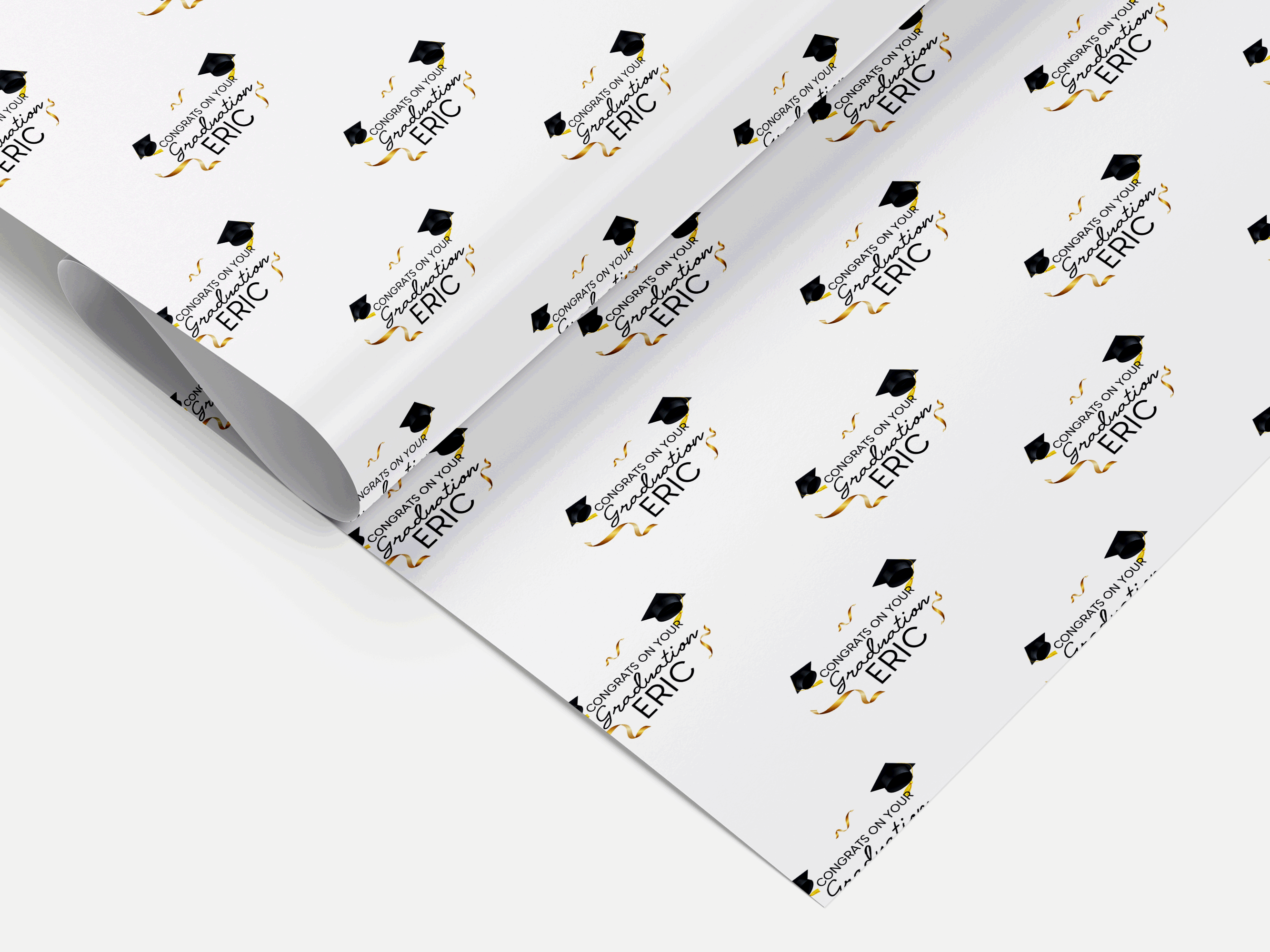 Personalised Graduation Gift Wrap/Wrapping Paper