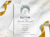 Personalised Baptism/Christening Invitations with Envelopes