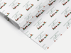 Personalised happy holidays Gift Wrap/Wrapping Paper
