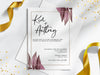 Personalised Minimalist Wedding Invitations with Envelopes