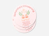 Personalised Round Baptism Sticker Labels, Christening sticker, custom sticker