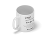 Personalised couple song album mug