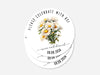 Personalised Round Wedding Sticker Labels, Party bag, logo stickers