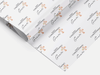 Personalised Christening Gift Wrap/Wrapping Paper
