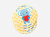 Personalised Round Teacher Sticker Labels, student sticker, school sticker