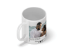 Personalised couple image song album mug