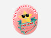 Personalised Round Teacher Sticker Labels, student sticker, school sticker
