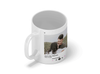 Personalised couple image song album mug