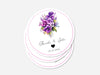Personalised Round Wedding Sticker Labels, Party bag, logo stickers