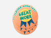 Personalised Round Teacher Sticker Labels, student sticker, school sticker