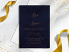 Personalised Starry Night Wedding Invitations with Envelopes