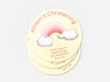 Personalised Round Baptism Sticker Labels, Christening sticker, custom sticker