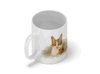 Personalised pet cat watercolor animal lover mug