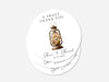 Personalised Round Wedding Sticker Labels, Party bag, logo stickers
