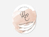 Personalised Round Wedding Sticker Labels, Party bag, logo stickers