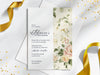Personalised Floral Birthday Party Invitations with Envelopes