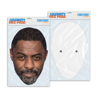Personalised funny Celebrity face mask Idris Elba ready to wear,  fun party gifts unique for fans, novelty face masks