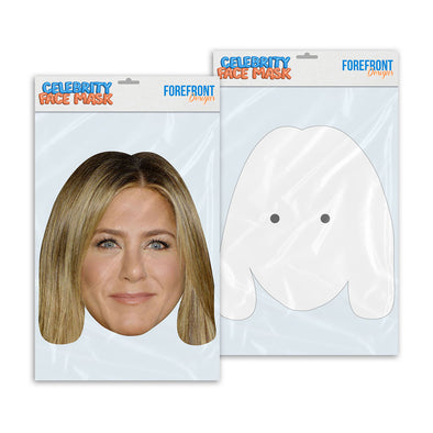 Personalised funny Celebrity face mask Jennifer Aniston ready to wear,  fun party gifts unique for fans, novelty face masks