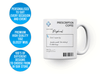 Personalised prescription mug