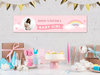 Personalised Baby shower Photo Banner