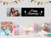Personalised Anniversary Photo Banner