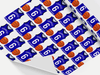 Personalised Birthday basketball themed Gift Wrap/Wrapping Paper