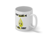 Personalised 'I pee easily' mug
