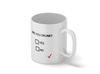 Personalised 'are you drunk' funny spoof mug