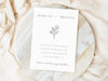 Personalised Minimalist Wedding Invitations with Envelopes