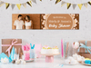 Personalised Baby shower Photo Banner