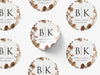 Personalised Round Wedding Sticker Labels, Party bag, logo stickers