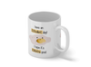 Personalised 'Eggcellent' funny spoof coffee or tea mug
