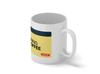 Personalised 'Warning hot coffee' mug