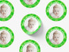 Personalised Round Baptism Photo Sticker Labels, Christening sticker, custom sticker