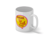 Personalised 'Shuh the fuh cup' funny spoof mug