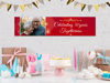 Personalised Anniversary Photo Banner