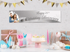 Personalised Anniversary Photo Banner