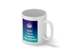 Personalised 'Keep Calm and wash the dishes' mug