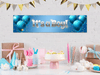 Personalised Baby Gender Reveal Banner