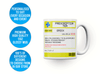 Personalised prescription mug