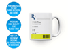 Personalised prescription mug