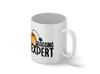 Personalised 'tea bagging expert' funny spoof mug